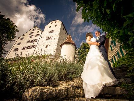Hochzeitsfotos auf Schloss Wildegg