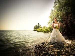 Hochzeitsfoto am Bodensee